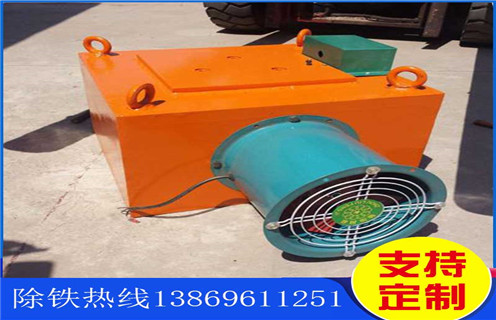 風(fēng)冷電磁除鐵器，RCDA系列風(fēng)冷懸掛式電磁除鐵器_選型_河北RCDA系列風(fēng)冷懸掛式電磁除鐵器工作原理_價格 
