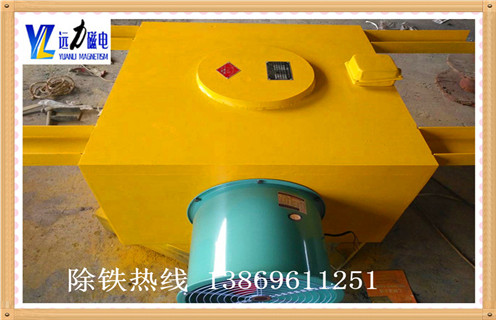 強磁風(fēng)冷電磁除鐵器，山東強磁風(fēng)冷電磁除鐵器價格_山東強磁風(fēng)冷電磁除鐵器價格參數(shù)工作原理_價格