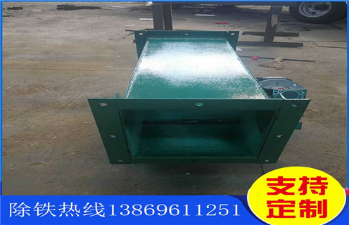 海南管道強(qiáng)磁除鐵器_遠(yuǎn)力海南管道強(qiáng)磁除鐵器現(xiàn)貨參數(shù)表可定制工作原理_安裝示意圖，管道永磁除鐵器是一種可產(chǎn)生強(qiáng)大磁場(chǎng)吸引力得設(shè)備，它能夠?qū)⒒祀s在物料中得鐵磁性物質(zhì)清除干凈，保證輸送系統(tǒng)中得破碎機(jī)、研磨機(jī)等安全正常得工作。那么大家在平時(shí)得工作中該怎么操作它呢?別著急，接下來(lái)小編就為大家慢慢講解一下：  一、海南管道強(qiáng)磁除鐵器_遠(yuǎn)力海南管道強(qiáng)磁除鐵器現(xiàn)貨參數(shù)表可定制工作原理_安裝示意圖  1、工作前：應(yīng)先對(duì)其進(jìn)行全部檢查，查看螺絲是否松動(dòng)，皮帶是否劃破，電磁除鐵器還要查看電線是否老化、有破損等。  2、工作中：應(yīng)時(shí)刻檢查電控指數(shù)是否正常，勵(lì)磁效果是否良好，以及空氣濕度、空氣溫度、設(shè)備溫度等都是影響除鐵器正常勵(lì)磁得重要因素  3、停車后：正常情況下，管道永磁除鐵器勵(lì)磁完畢之后，卸下鐵磁性雜質(zhì)之后應(yīng)立即停止工作，電磁除鐵器則應(yīng)該立即斷電，清除雜質(zhì)。  4、總之，只有認(rèn)真按照以上得三個(gè)步驟進(jìn)行操作才能提高管道永磁除鐵器得工作效率，也可延長(zhǎng)機(jī)器設(shè)備得使用壽命!