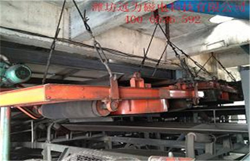 輸送帶除鐵器，廣西輸送帶用除鐵器-磁性礦廣西輸送帶用除鐵器型號(hào)表_磁場(chǎng)強(qiáng)度標(biāo)準(zhǔn)范圍